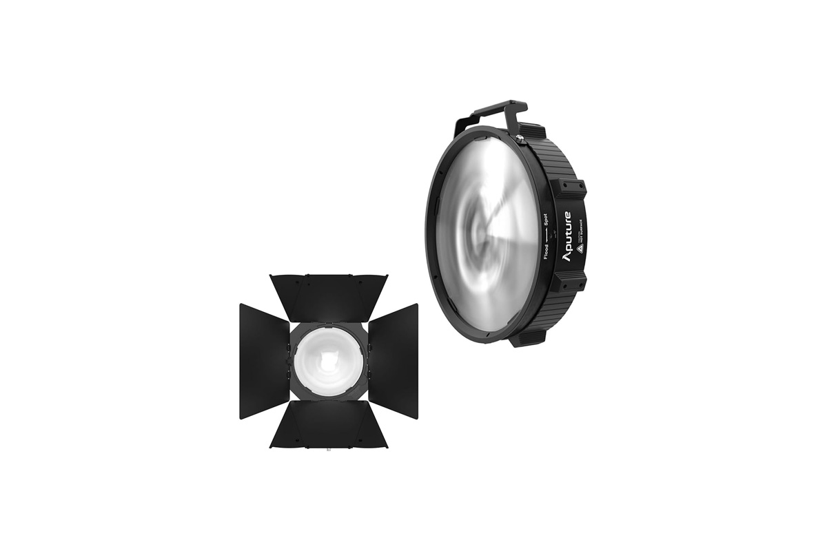 Lumière-aputure-fresnel-CF12-barndoor 1 aputure CF12 fresnel cinekinox location